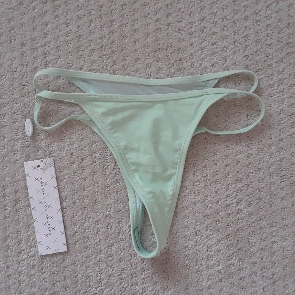 Boutine LA Ocean Blue Avenue Bottoms - double strap bikini bottom
